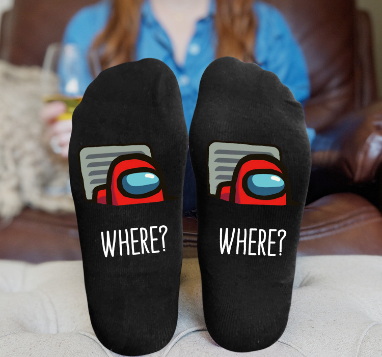 Black Socks Breathable Sweat Samposity Odor Ankle Casual Socks - Among US-3 One Size Black Socks Breathable Sweat Samposity Odor Ankle Casual Socks - Among US-3 One Size