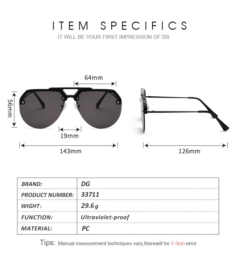 Trend Large Frame Sunglasses Male Fashion Retro Pilot Ink Driving Fishing Glasses - Transparent box Trend Large Frame Sunglasses Male Fashion Retro Pilot Ink Driving Fishing Glasses - Transparent box